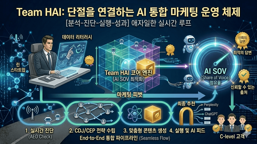 Team HAI: 단절을 연결하는 AI 통합 마케팅 운영 체계